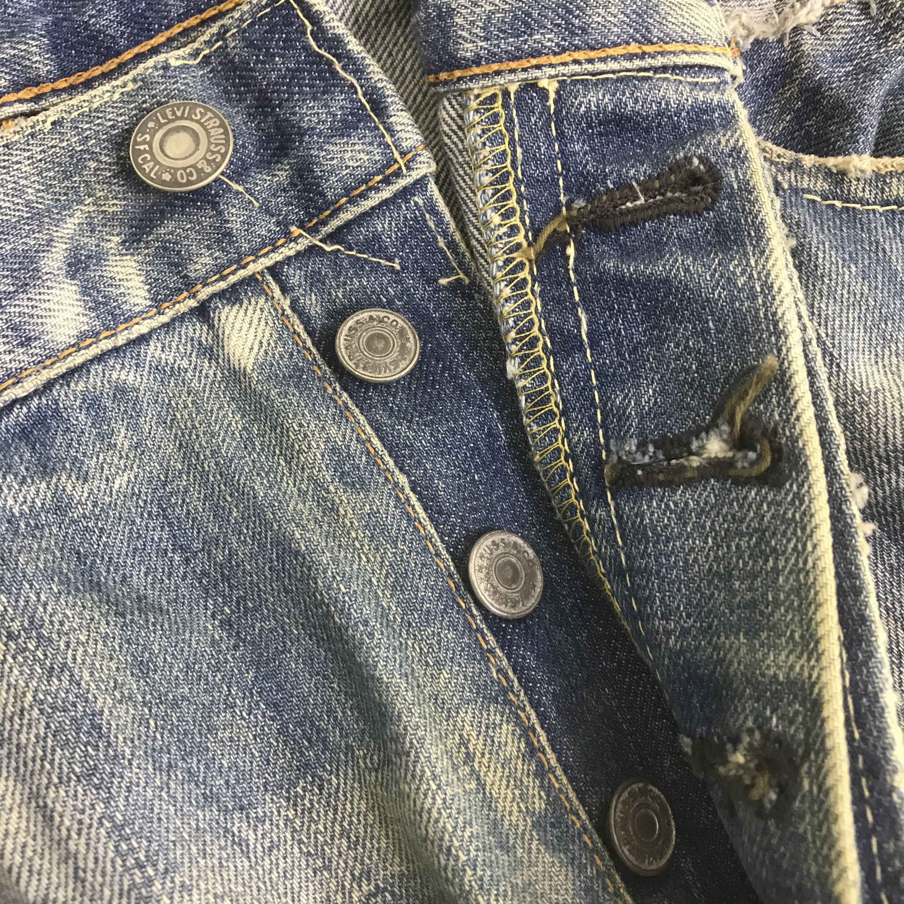 Levi's LEVIS 501 PATCHWORK JEANS DEMIM PANTS K129B8 Size US 32 / EU 48 - 14 Thumbnail