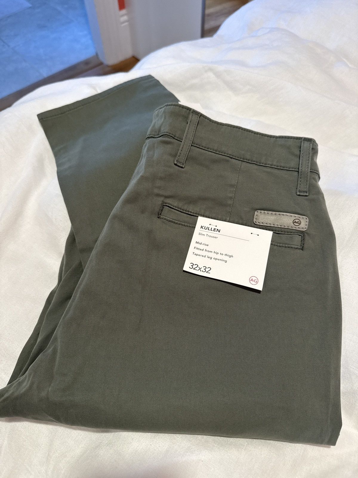 AG Adriano Goldschmied AG ‘seaside sage’ slim trousers Size US 32 / EU 48 - 2 Thumbnail