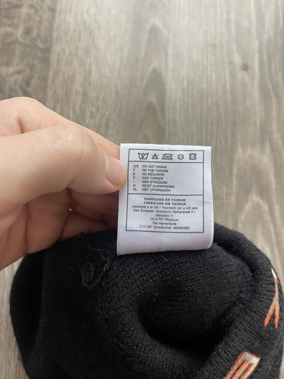 Nike × Vintage NIKE 2 SIDES LOGO VINTAGE WOOL WINTER HAT 90S MADE IN TAIWAN Size ONE SIZE - 6 Thumbnail