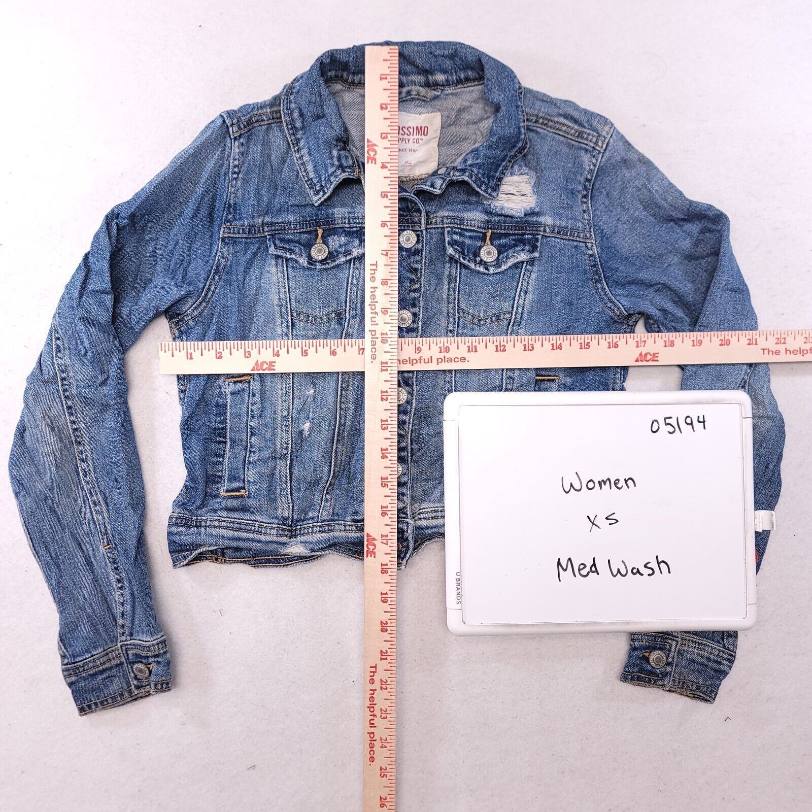 Mossimo Mossimo Casual Button Denim Jean Jacket Womens Size XS Blue Size XS / US 0-2 / IT 36-38 - 6 Thumbnail