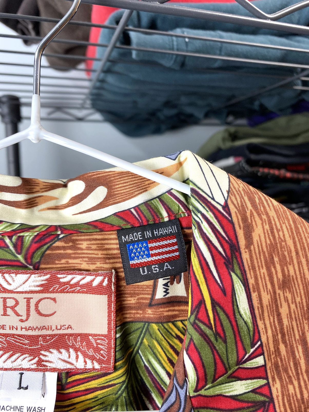 Vintage Rare! Vintage RJC Made In Hawaii USA Shirt American Vtg Size US L / EU 52-54 / 3 - 8 Thumbnail