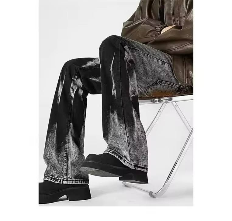 Japanese Brand × Vintage black print jeans Size US 36 / EU 52 - 5 Thumbnail