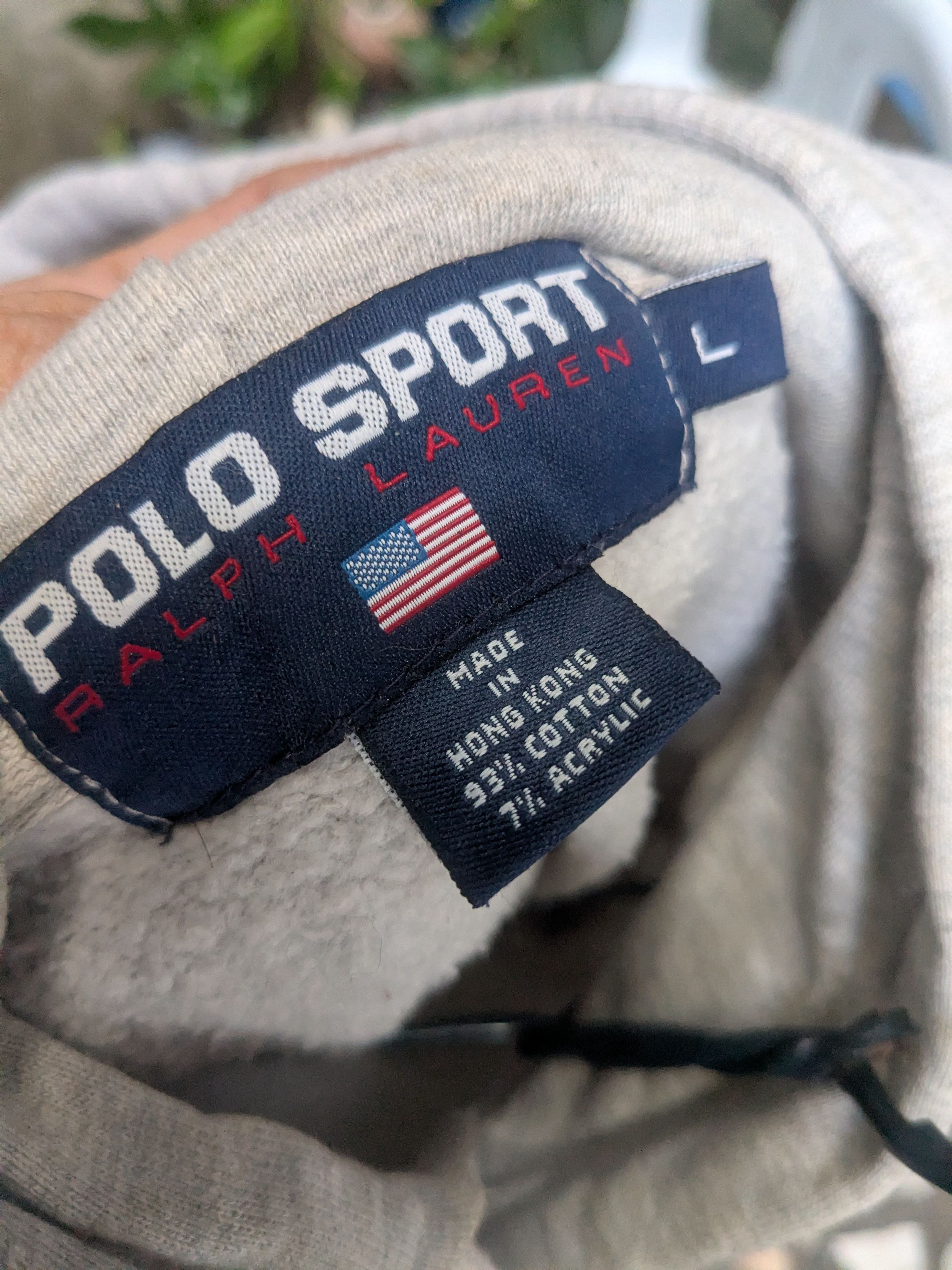 Polo Ralph Lauren polo Ralph Lauren polo sport vintage hoodie pullover Size US L / EU 52-54 / 3 - 6 Thumbnail