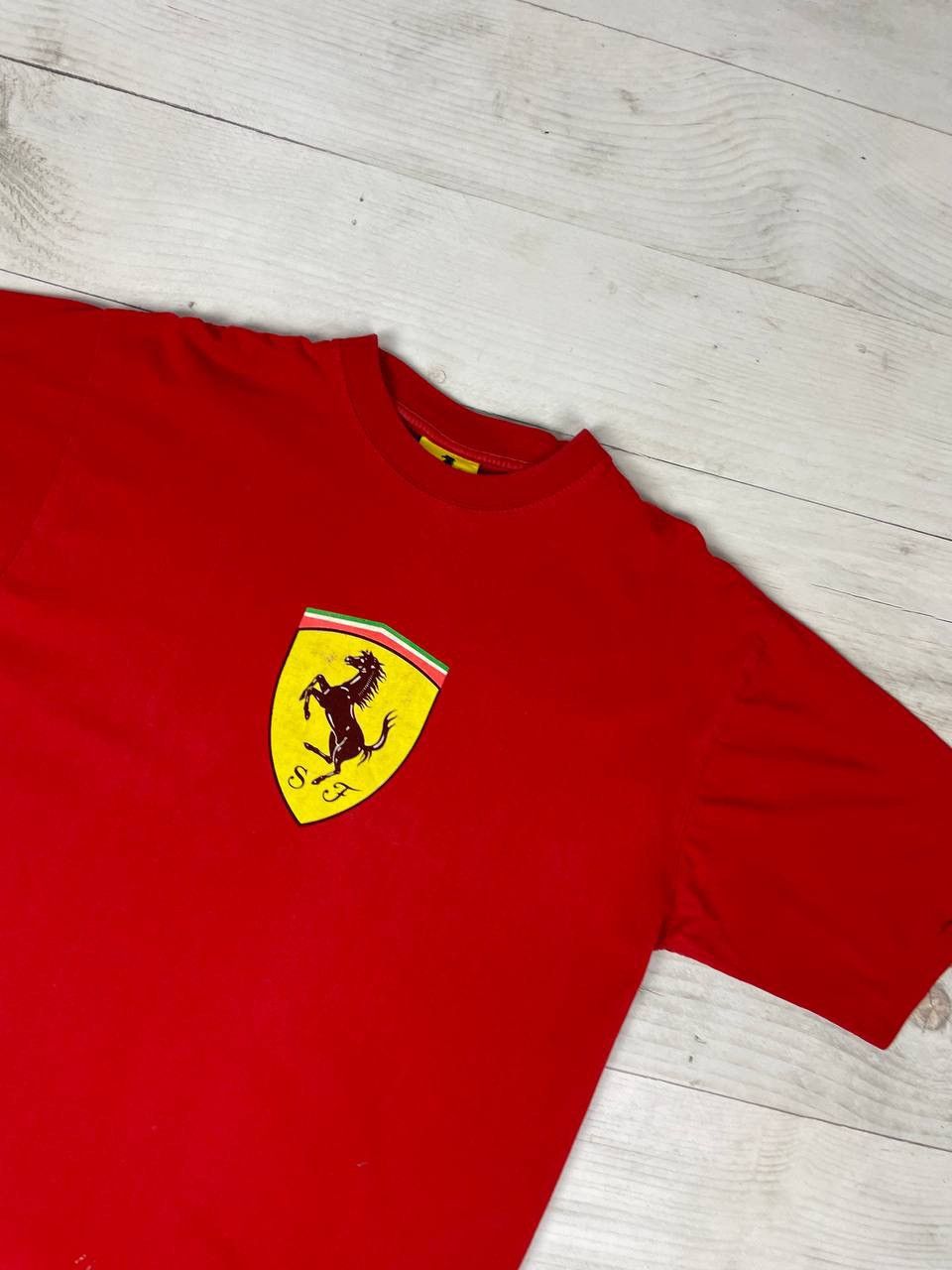 Ferrari Vintage Ferrari Racing F1 T-Shirt 90s Big Logo Size US L / EU 52-54 / 3 - 3 Thumbnail