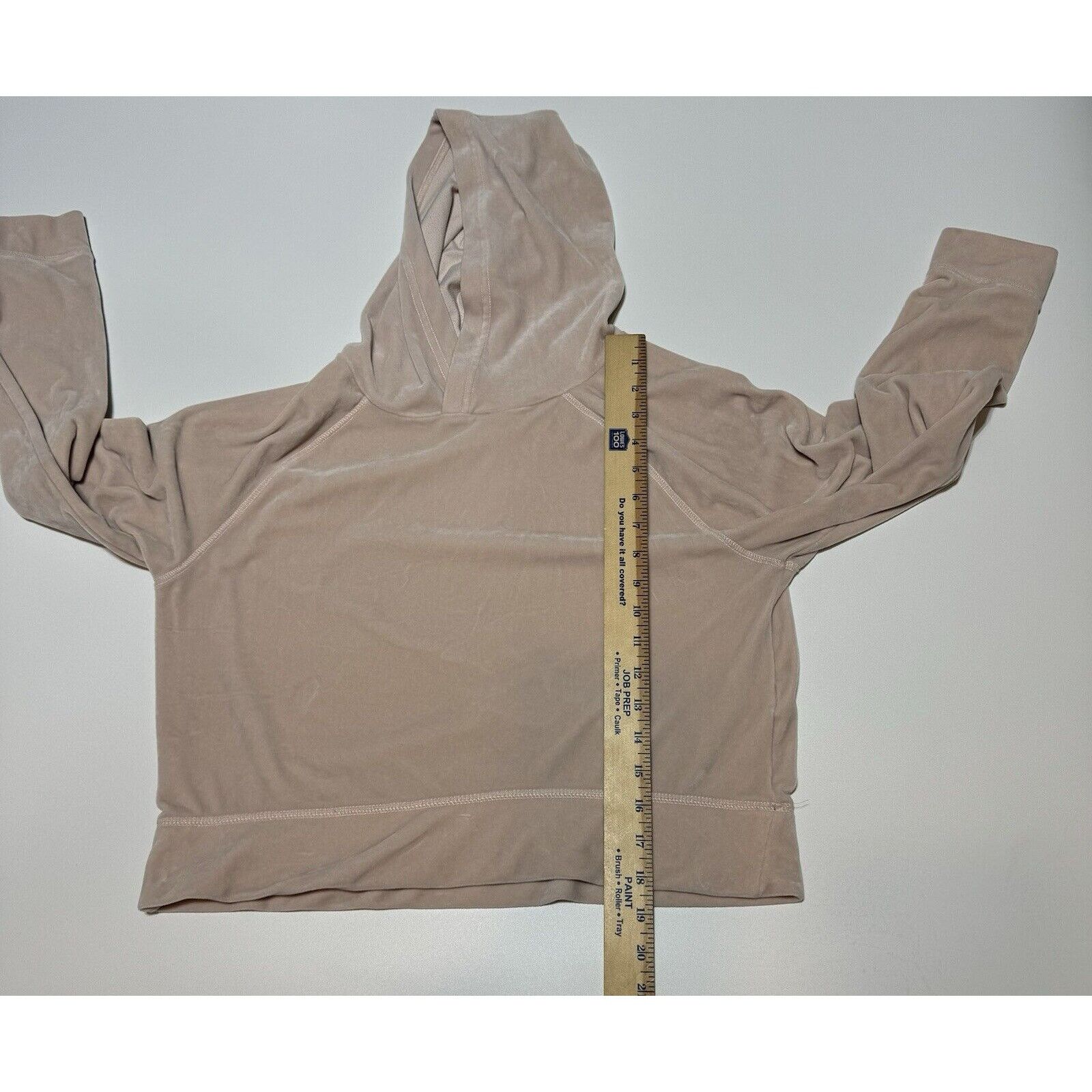 Other Y2K inspired Cropped Velour Hoodie Womens L Balletcore Pink Size L / US 10 / IT 46 - 4 Thumbnail