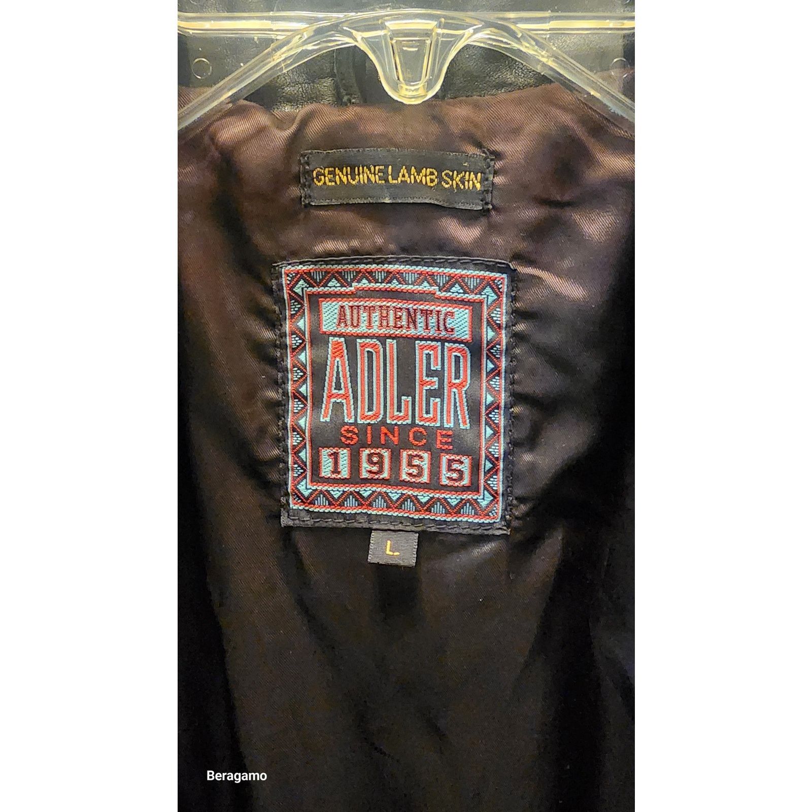 Adler Authentic vintage Adler 1955 genuine leather jacket, size L Size US L / EU 52-54 / 3 - 4 Thumbnail