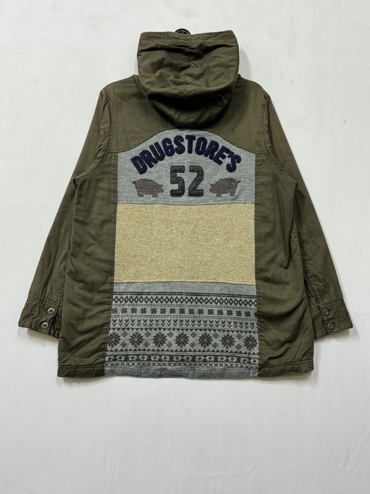 Japanese Brand DRUG STORE DOUBLE PIG EMBROID FORM Size US L / EU 52-54 / 3 - 1 Thumbnail