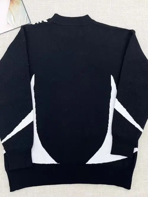 Japanese Brand Y2K Star Pattern Sweater Winter Warm Fleece Retro Aesthetic Size US M / EU 48-50 / 2 - 4 Thumbnail