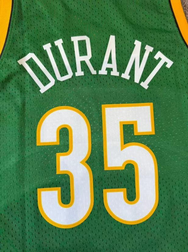 NBA 35 Kevin Durant Jersey Seattle SuperSonics Jersey Size US M / EU 48-50 / 2 - 3 Thumbnail