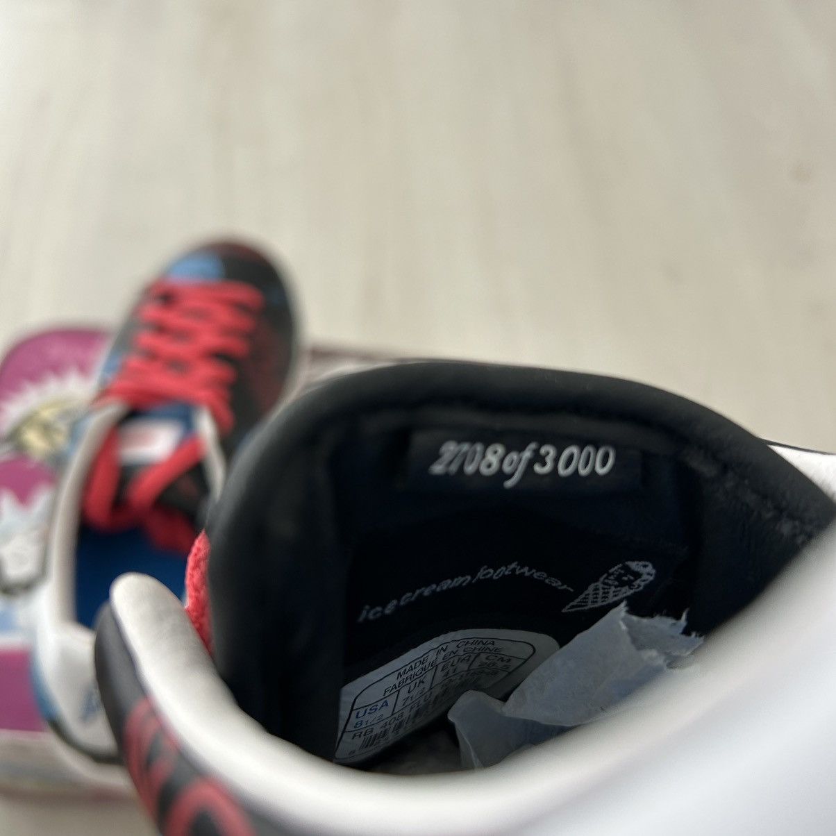 Icecream × Reebok VERY RARE OG REEBOK X BBC/ICE CREAM BOUTIQUE SNEAKER Size US 8.5 / EU 41-42 - 7 Thumbnail