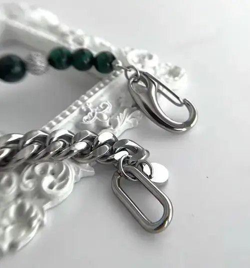 Japanese Brand Vintage green opal bracelet Size ONE SIZE - 3 Thumbnail