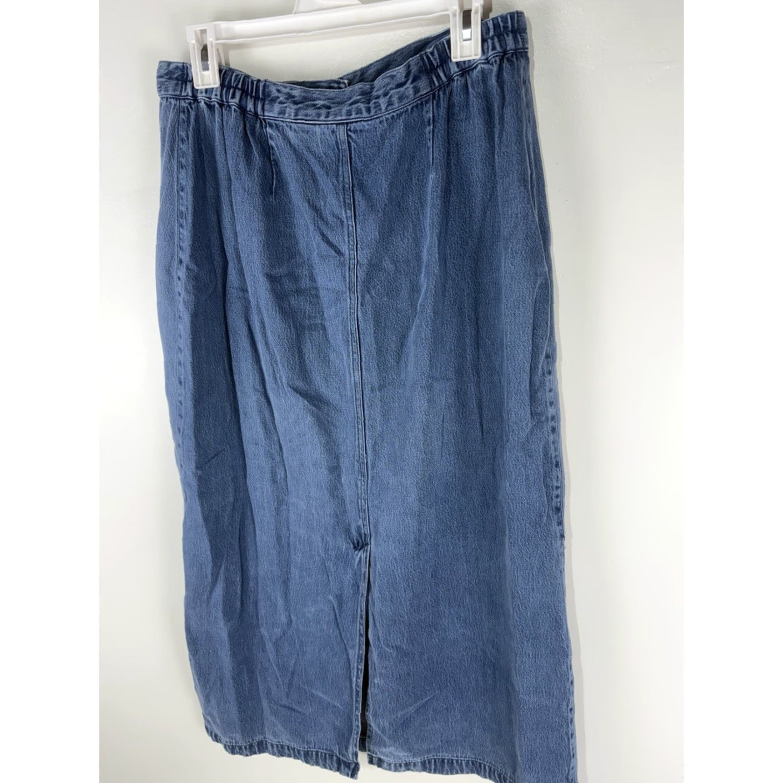 Vintage VINTAGE Susan Bristol Denim Maxi Skirt Womens Size 14 Blue 90s Bohemian Size 36" / US 14 / IT 50 - 4 Thumbnail