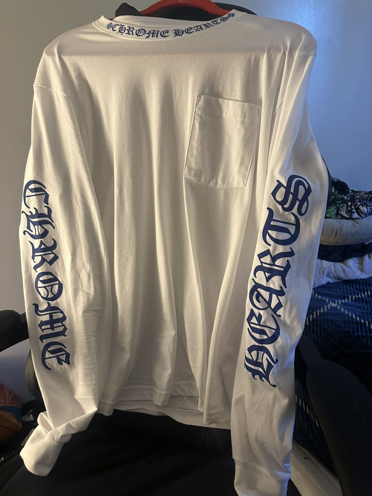 Chrome Hearts Chrome Hearts Blue Long Sleeve Size US L / EU 52-54 / 3 - 4 Thumbnail