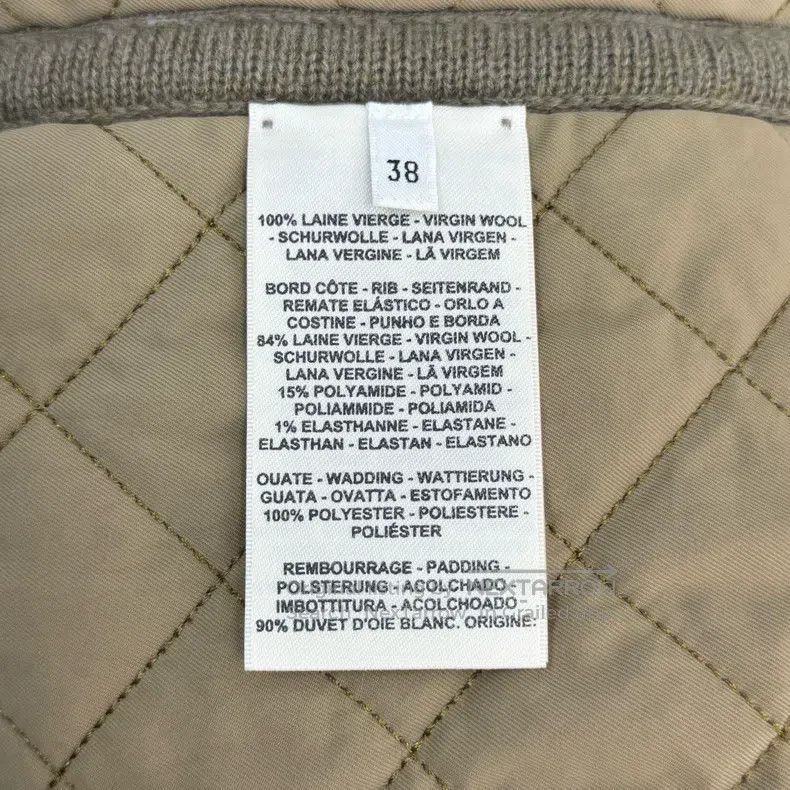 Hermes Hermes Olive Green Full Print Wool Knit Cotton Jacket Size XS / US 0-2 / IT 36-38 - 7 Thumbnail