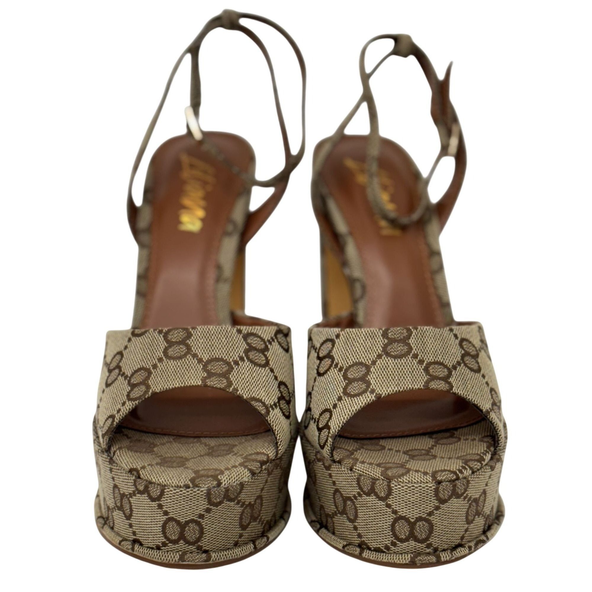 Other LILIANA / Josy-6 / Beige Monogram / Platform / Heels With A Size US 9 / IT 39 - 5 Thumbnail