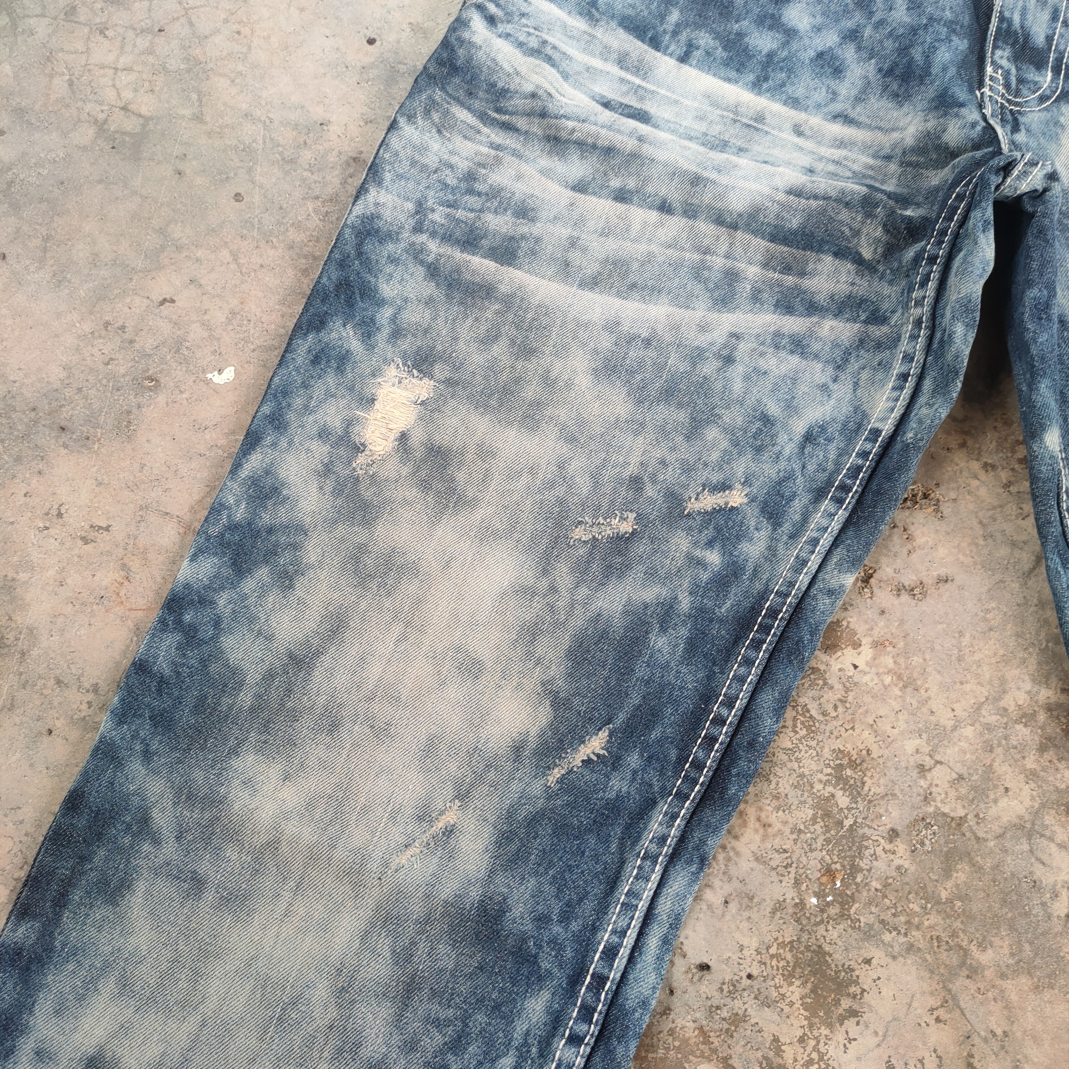 Japanese Brand × Jean × Vintage W31 VINTAGE ANTI LABEL JEANS FADED DENIM PANTS Size US 31 - 6 Thumbnail