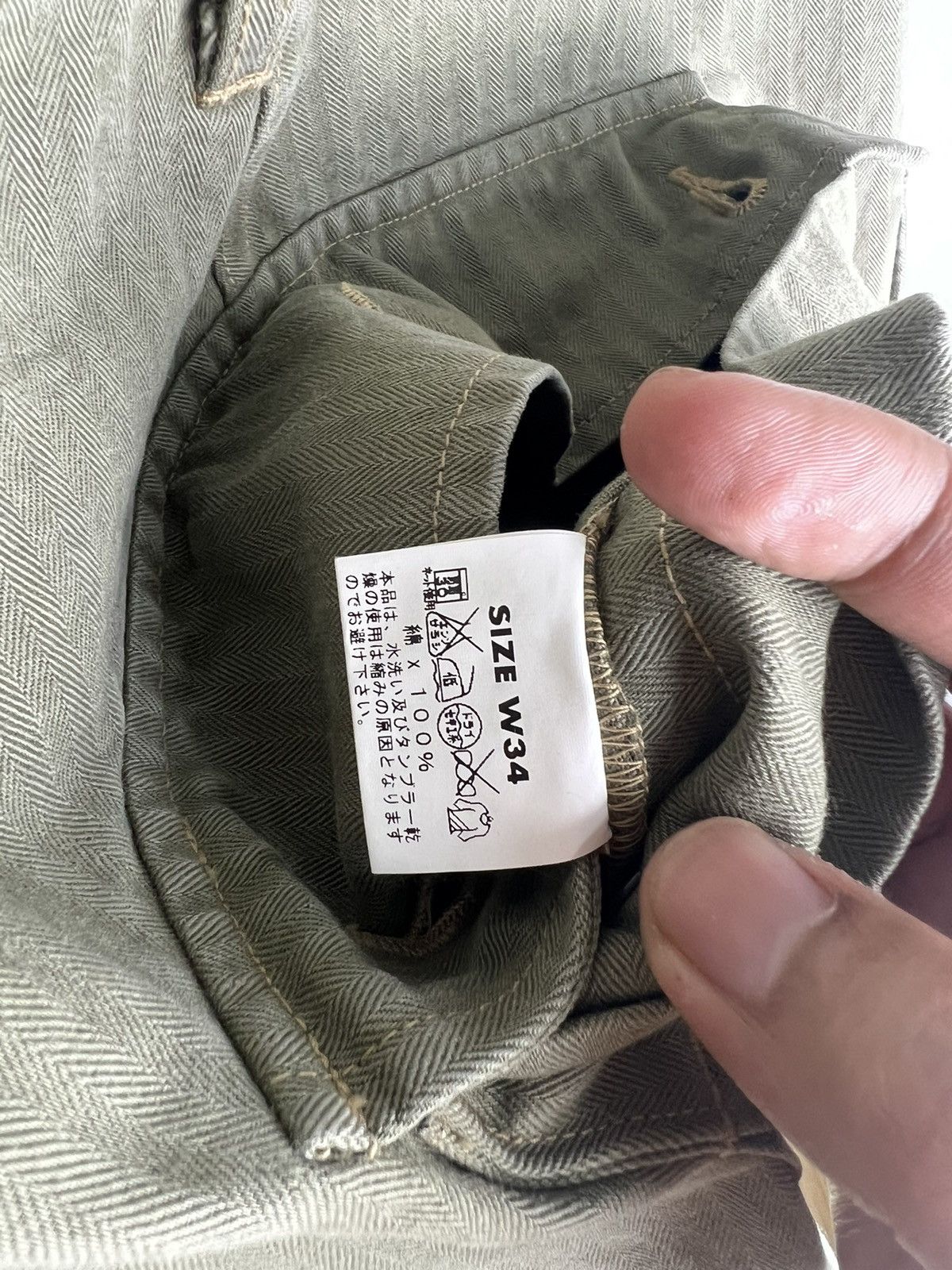 Buzz Rickson's × Toyo Enterprises × Vintage BuzzRicksons US Marine Corps HBT Shorts Size US 34 / EU 50 - 8 Thumbnail