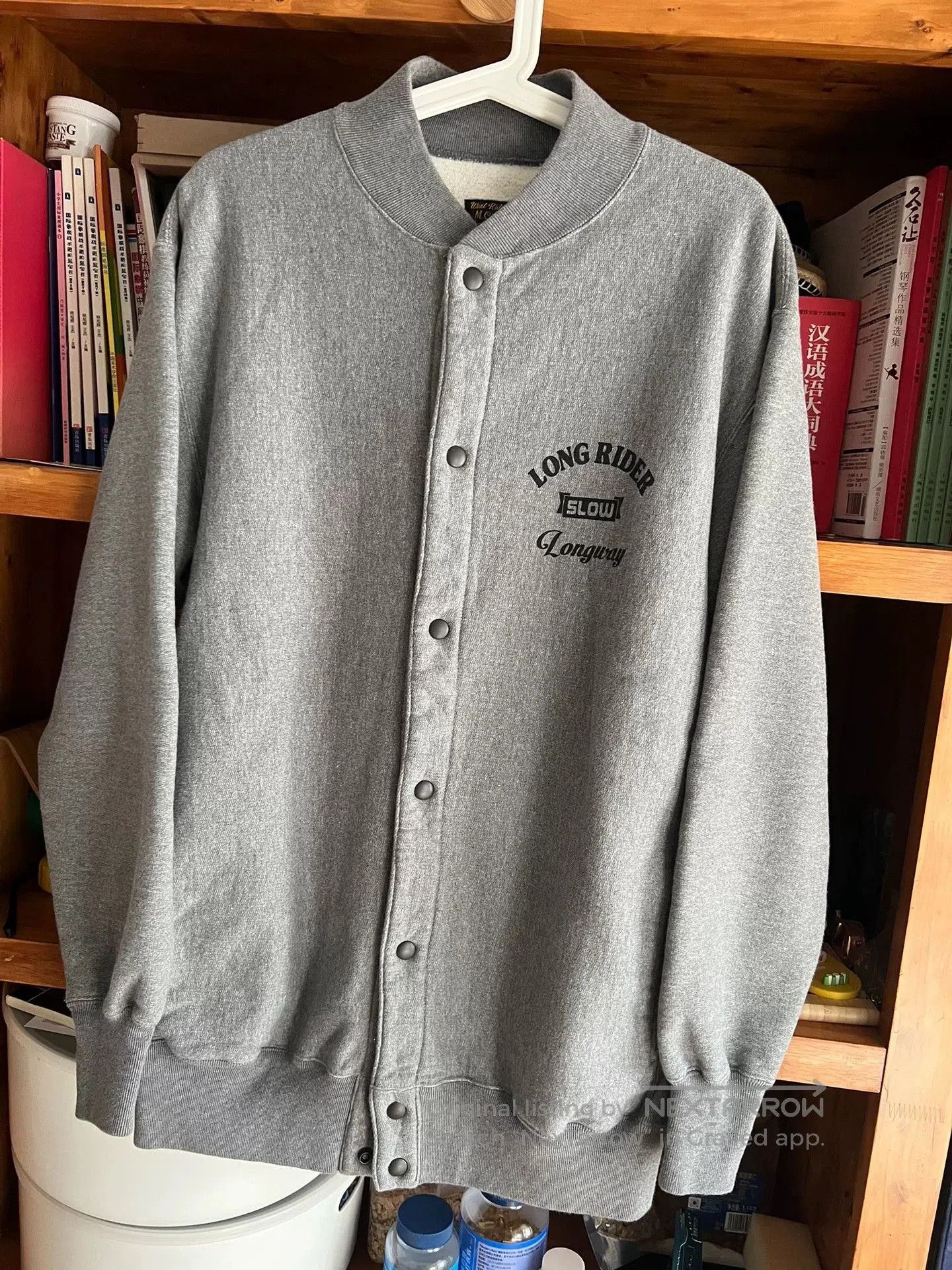 WEST RIDE vintage heavy duty button-up sweatshirt. Size US L / EU 52-54 / 3 - 3 Thumbnail