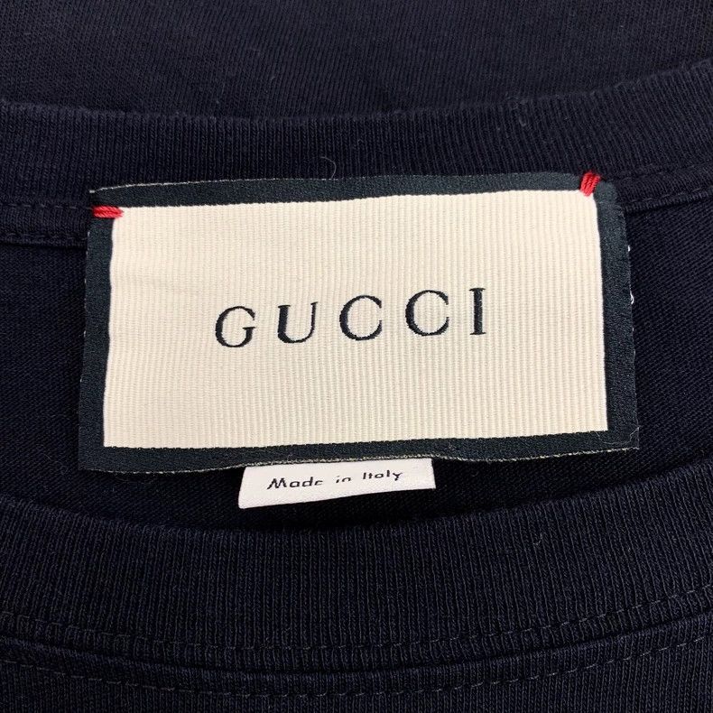 Gucci Gucci Black logo letter print cotton round-neck short-slee Size US M / EU 48-50 / 2 - 6 Thumbnail