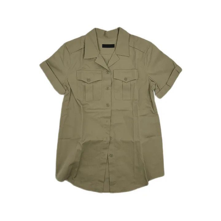 Burberry Burberry Burberry Casual Solid Button-Up Short Sleeve Shir Size US M / EU 48-50 / 2 - 2 Thumbnail