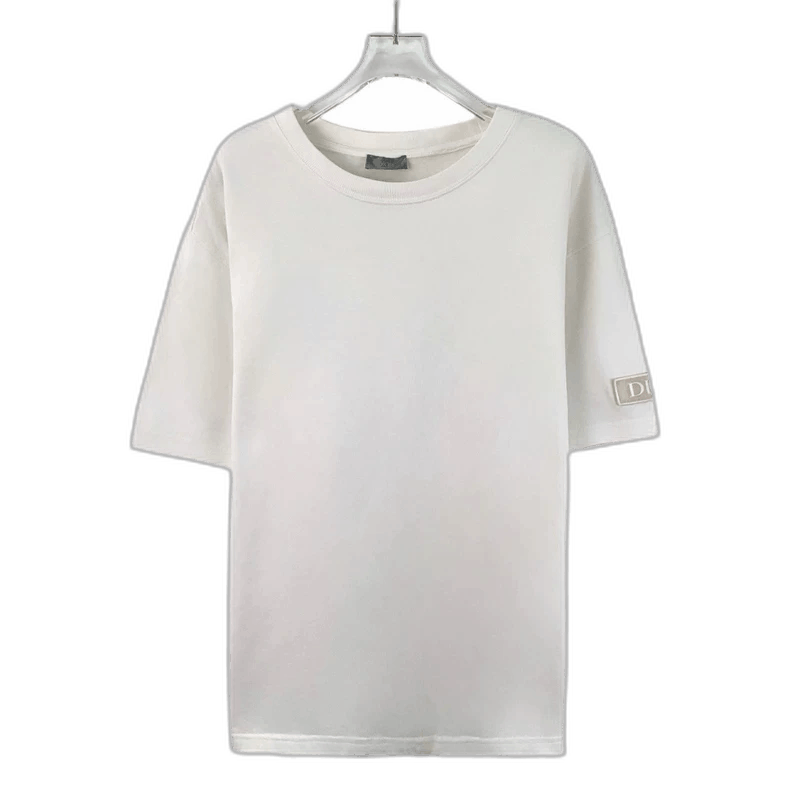 Dior Dior White Logo Cotton Short Sleeve T-Shirt Size XXL / US 16-18 / IT 52-54 - 1 Thumbnail