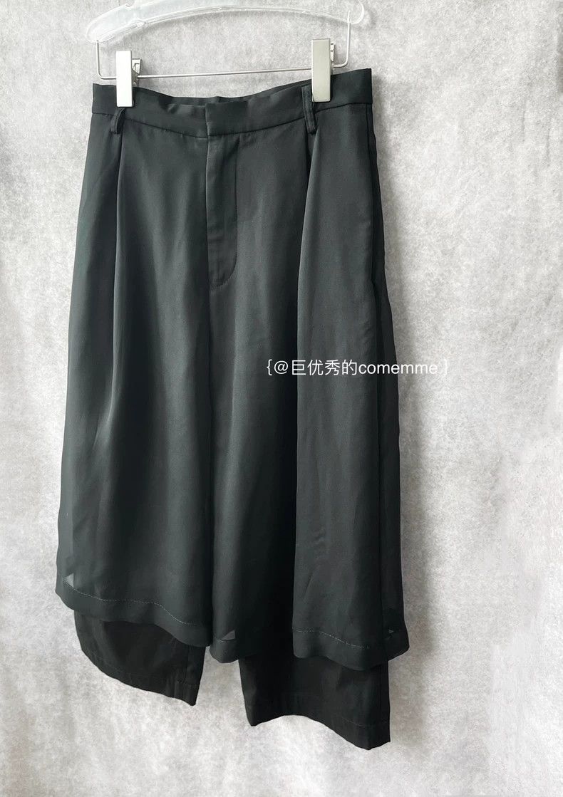 Comme des Garcons Comme des Garcons size XS Black double-layer suit pants ou Size 23" - 2 Thumbnail
