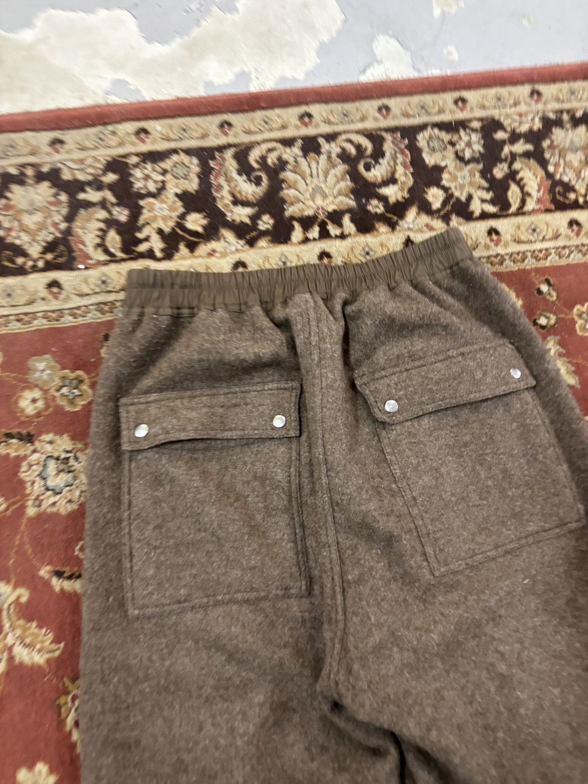Rick Owens FW24 Rick Owens Porterville Bela Wool Fawn Pants Size US 36 / EU 52 - 8 Thumbnail