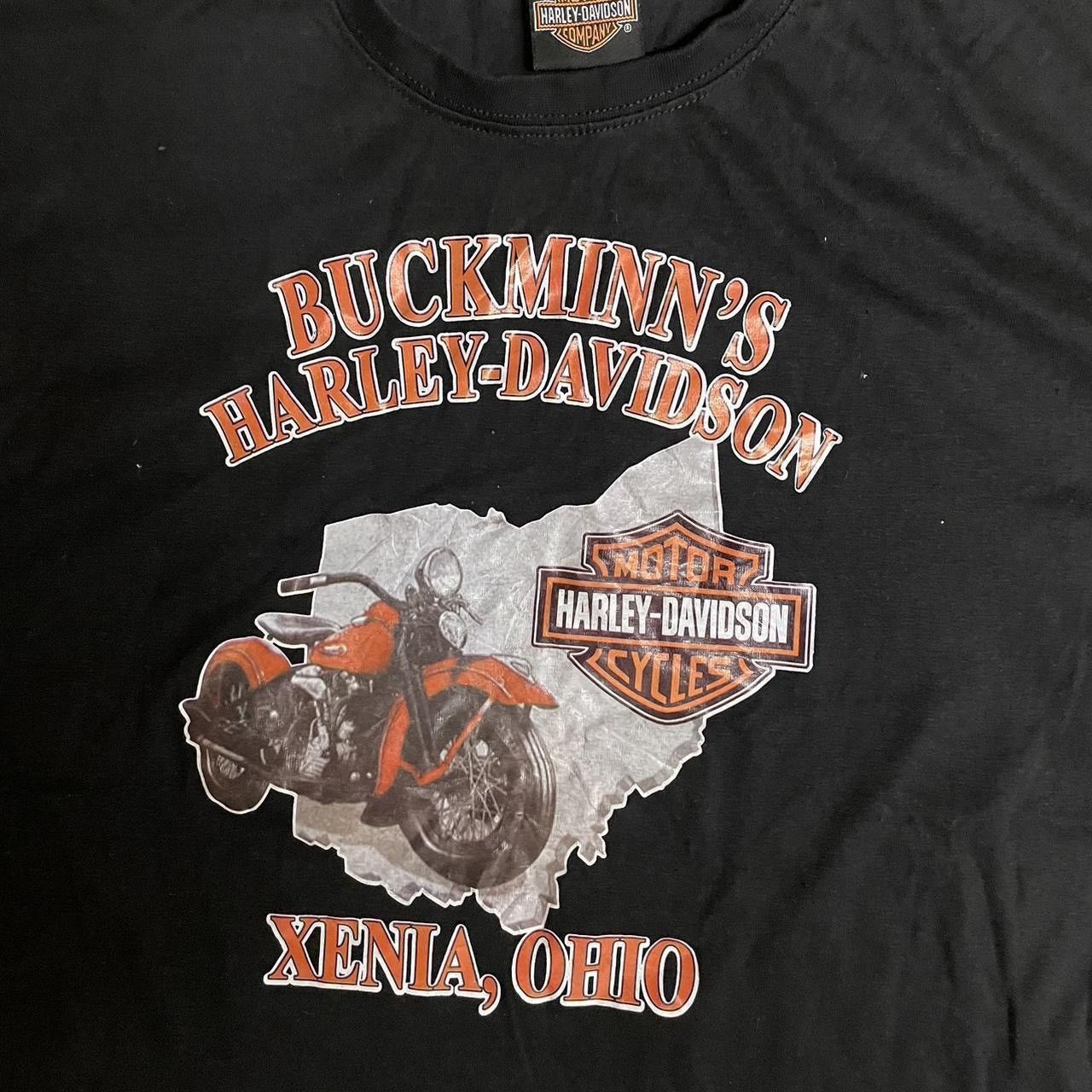 Harley Davidson Harley Davidson Ohio black and orange screen printed vintage Size US M / EU 48-50 / 2 - 3 Thumbnail