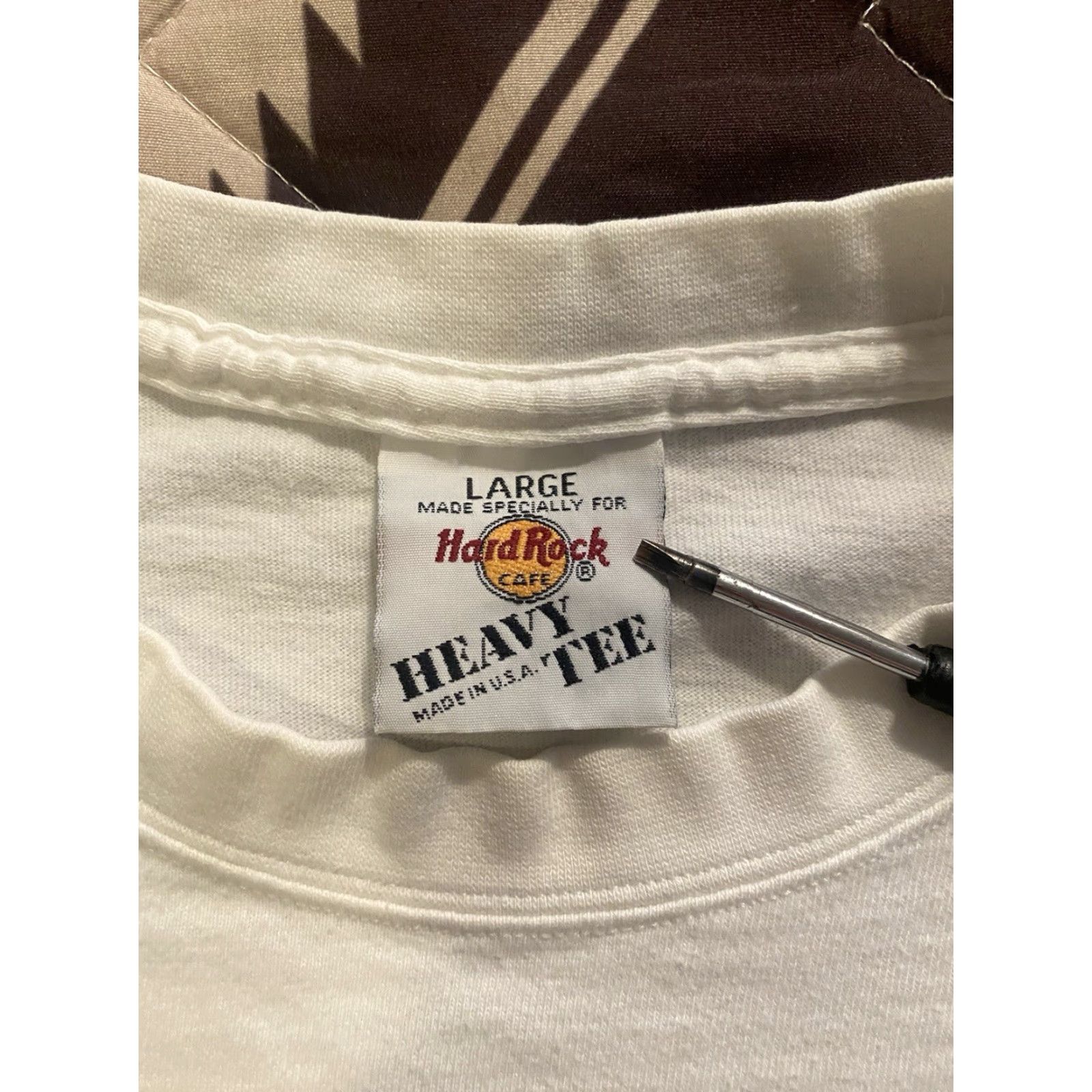 Hard Rock Cafe VINTAGE Hard Rock Cafe T-Shirt White Adult Large Crew Neck Short Sleeve Double-Sided Graphic Print Myrtle Beach Men Size US L / EU 52-54 / 3 - 3 Thumbnail