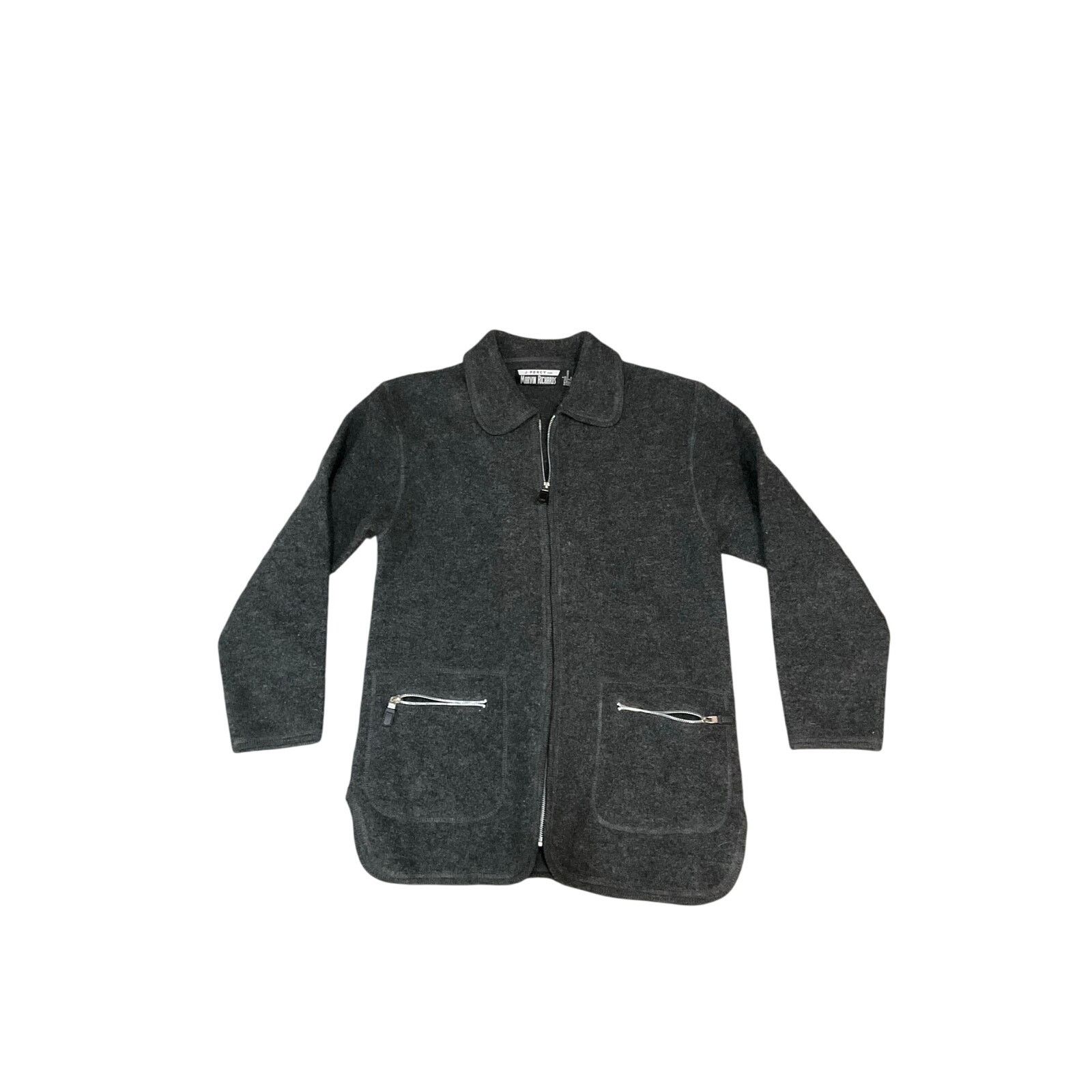 Other Vintage J. Percy for Marvin Richards Wool Coat Small Gray Size S / US 4 / IT 40 - 1 Thumbnail