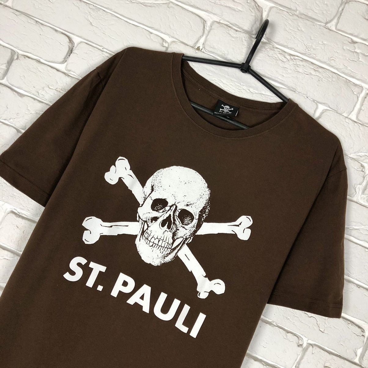 Vintage FC St. Pauli skull vintage tee t shirt Size US XL / EU 56 / 4 - 2 Thumbnail