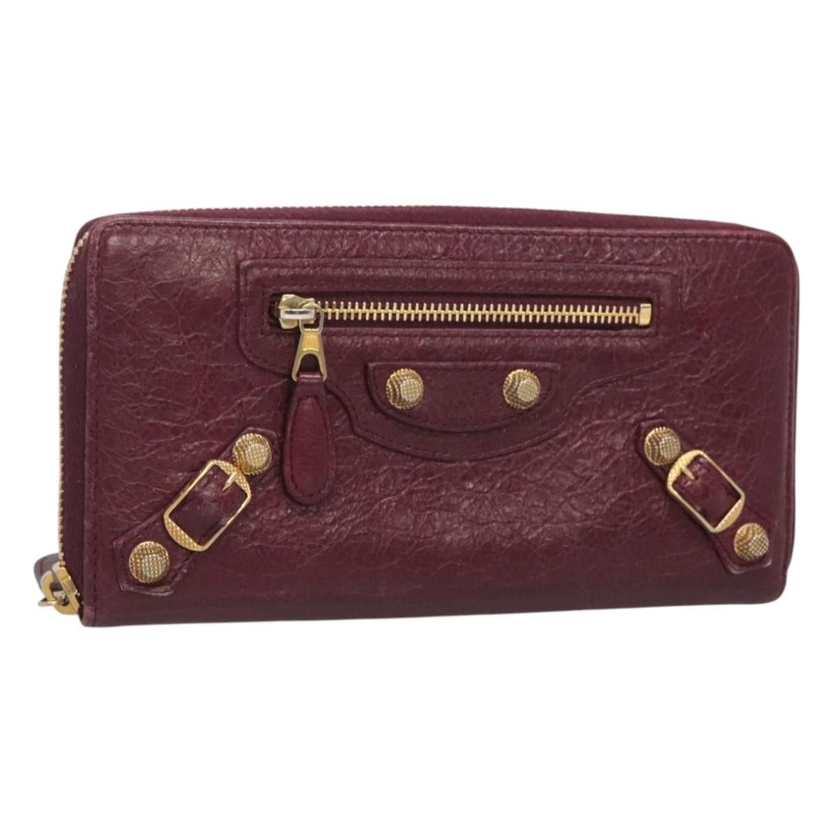 Balenciaga Balenciaga Classic Continental Zip Around Wallet Leather Size ONE SIZE - 1 Thumbnail