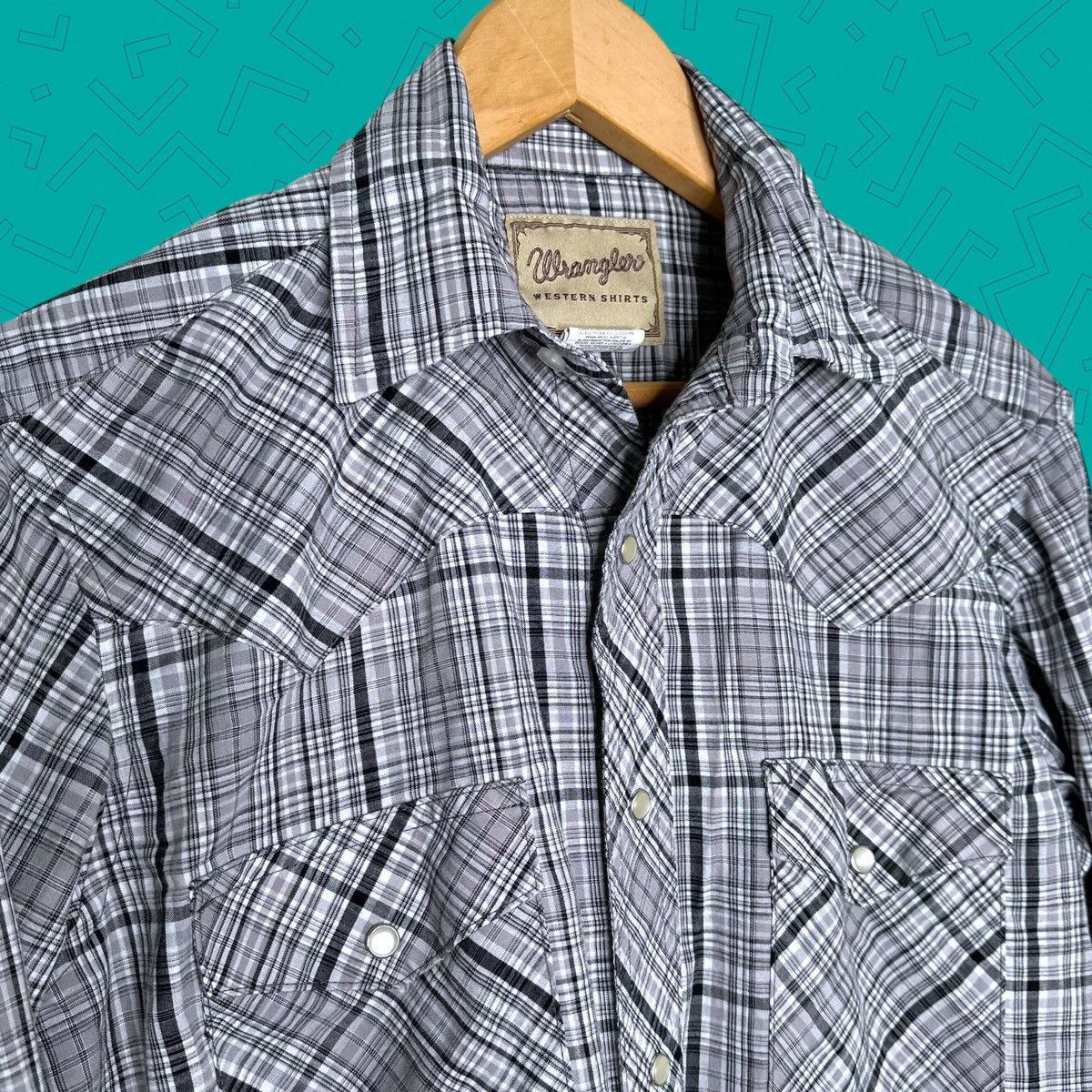 Wrangler Wrangler Western Pearl Snap button down shirt Size US S / EU 44-46 / 1 - 1 Thumbnail