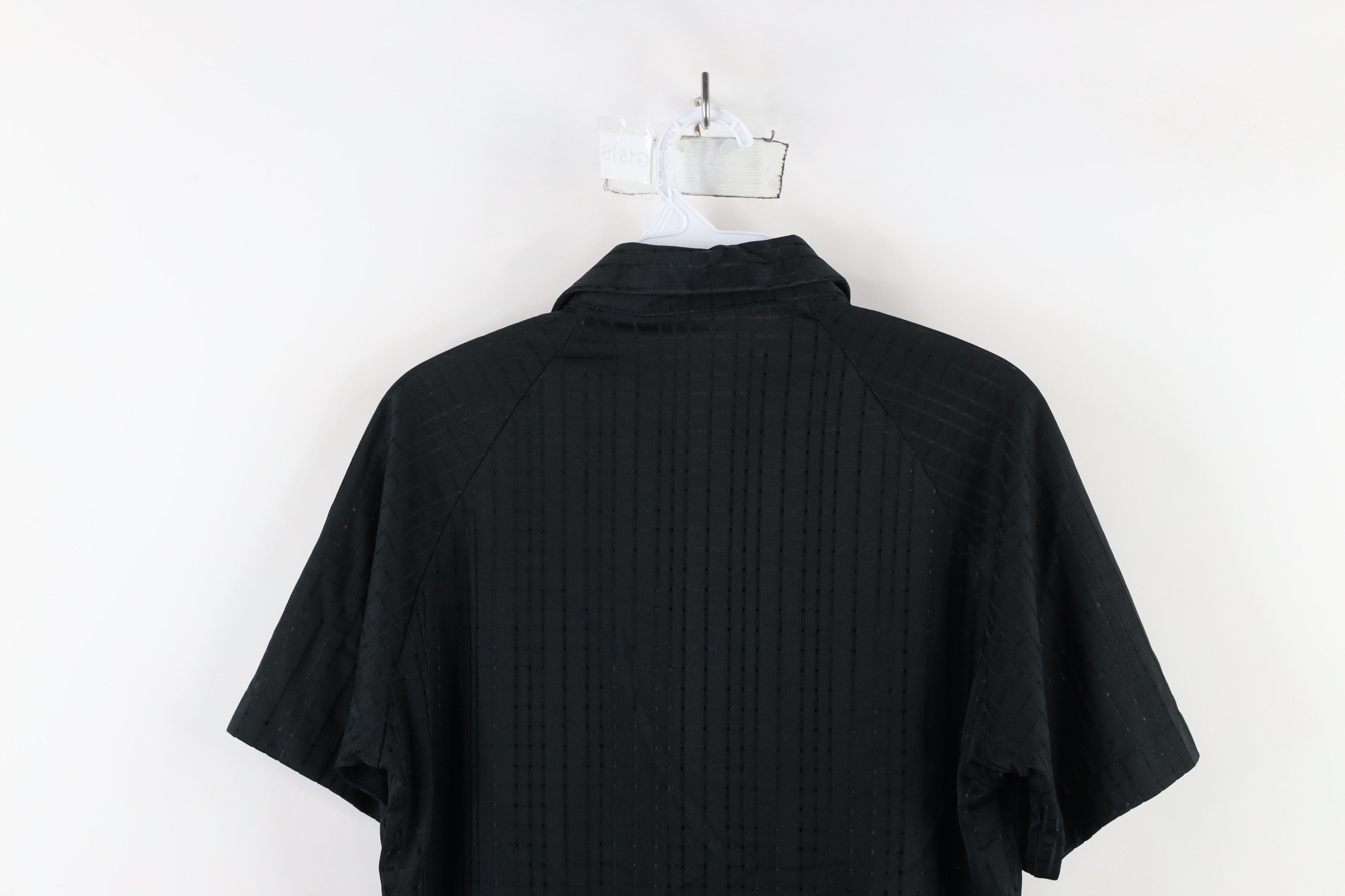 Vintage Vintage 70s Streetwear Checkered Polo Shirt Black USA Size US M / EU 48-50 / 2 - 13 Thumbnail