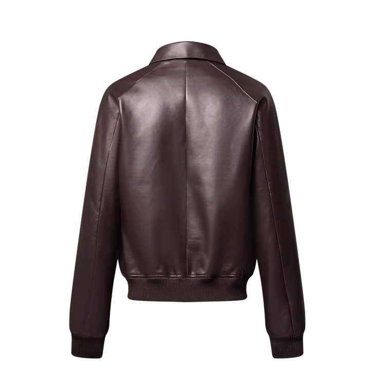 Elegant Leather Bomber