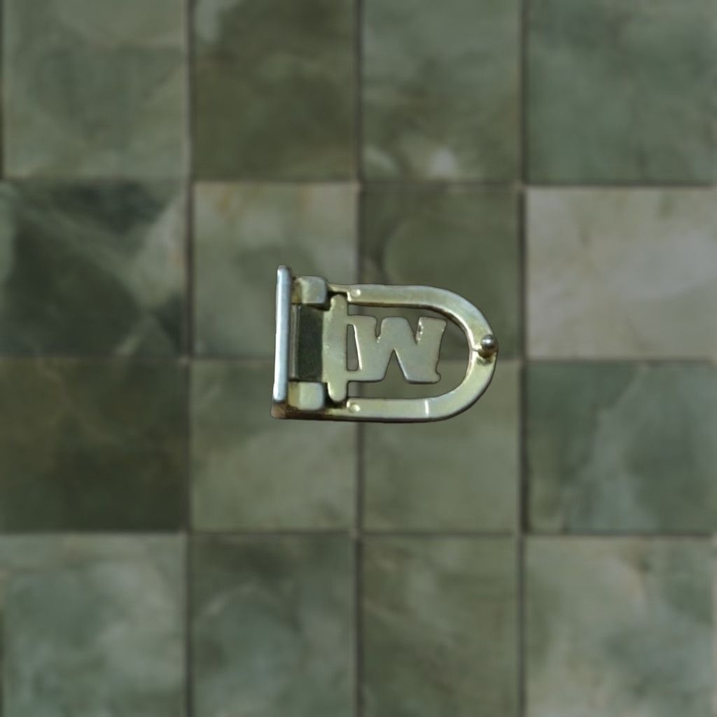 Vintage VINTAGE Gold Belt Buckle Men Initial Letter W Metal Gold-Plated 1.25in Accessories Size ONE SIZE - 1 Thumbnail