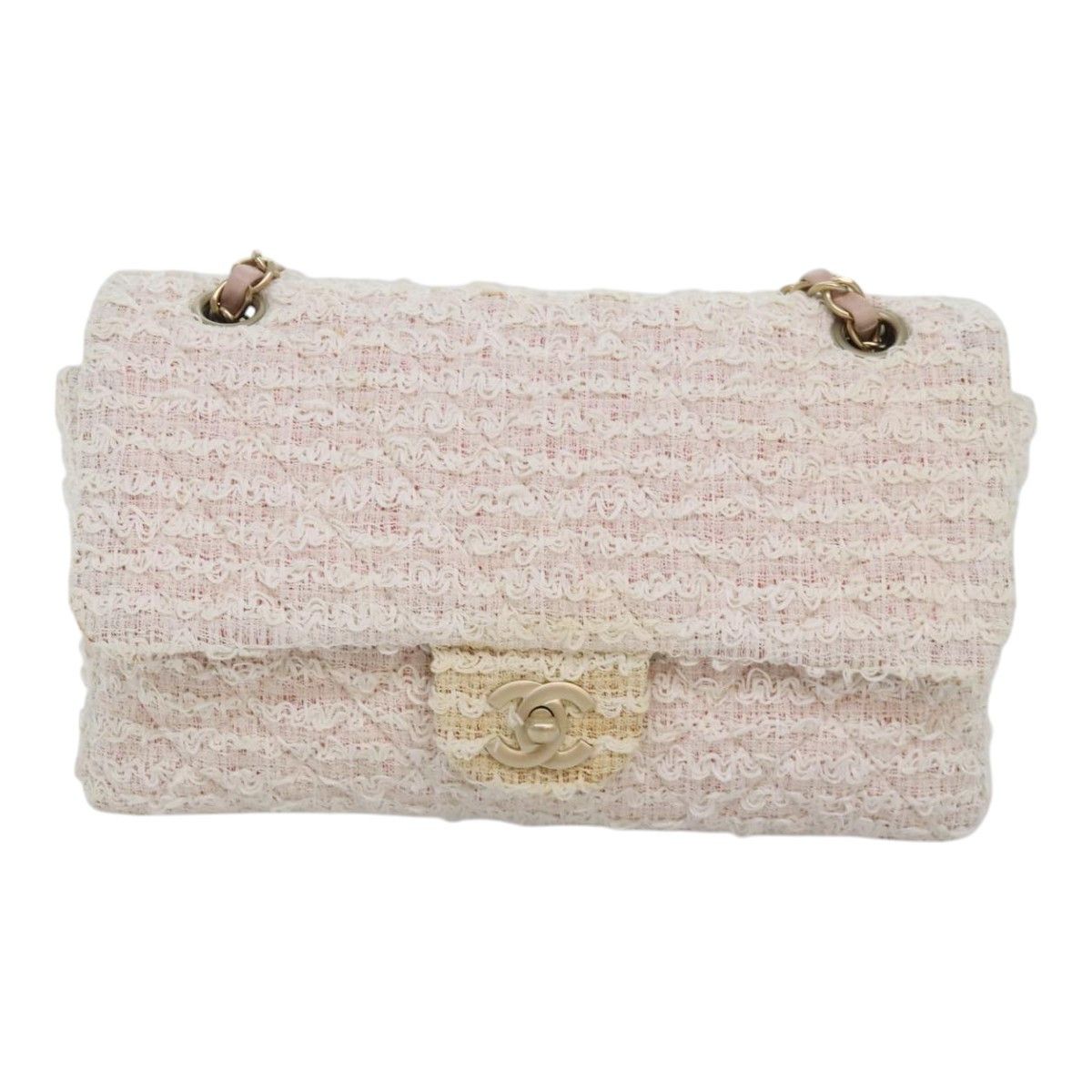 Chanel Timeless Pink Cotton Shoulder Bag (Pre-Owned) Size ONE SIZE - 1 Thumbnail