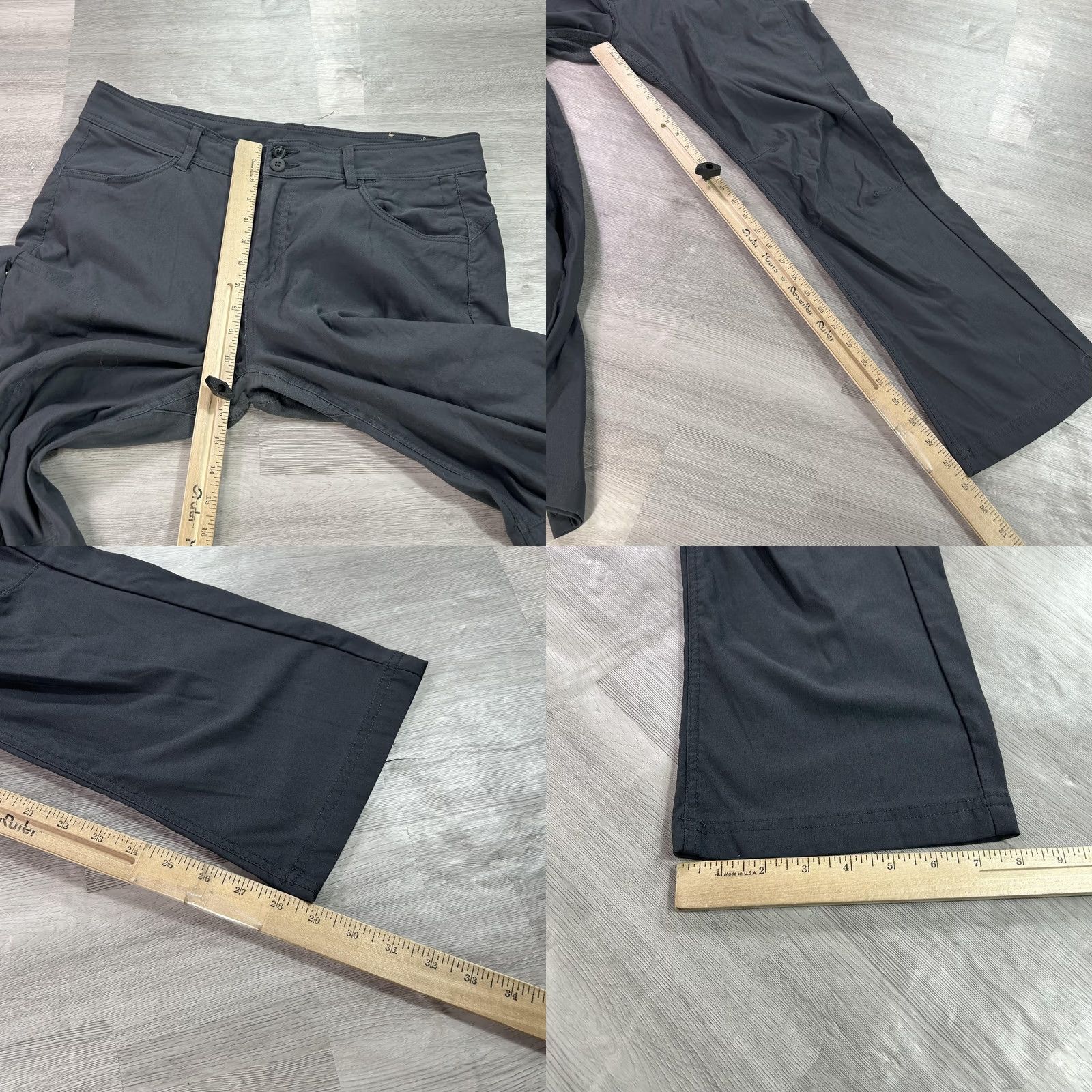 Prana Prana Pants Mens 36x30 Gray Chino Straight Leg Casual Everyday Outdoor Regular Size US 36 / EU 52 - 8 Thumbnail