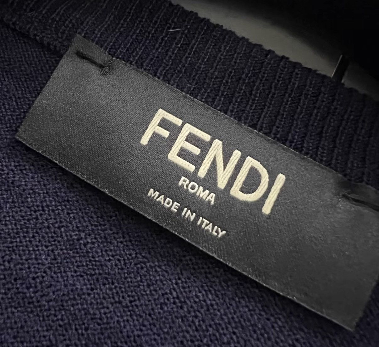 Fendi FENDI color-block knit cardigan J41 Size US L / EU 52-54 / 3 - 3 Thumbnail