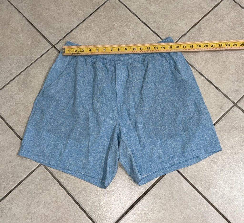 Lululemon LULULEMON PACE BREAKER SHORT 7”LINERLESS NEO BLUE MULTI XL Size US 42 / EU 58 - 3 Thumbnail