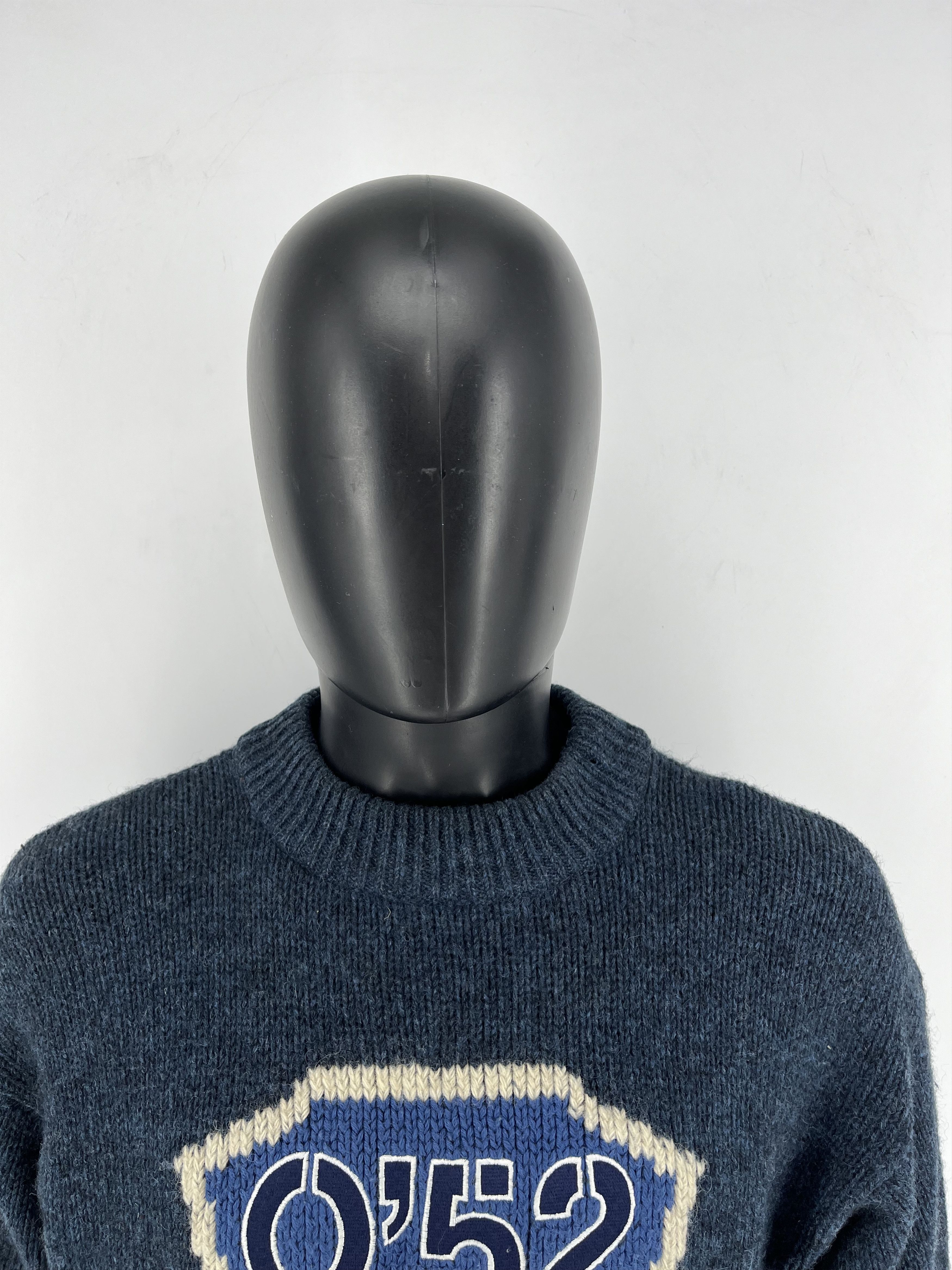 O'Neill × Vintage ONeill blue Knitted Jumper with embroidered spell-out on Size US M / EU 48-50 / 2 - 11 Thumbnail