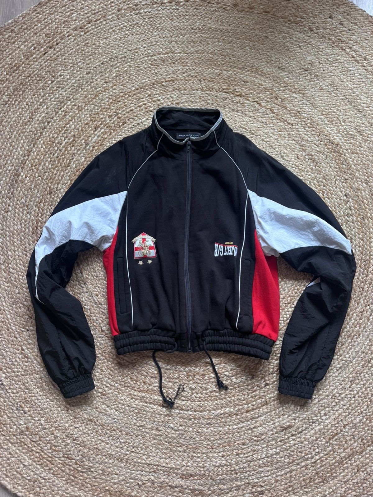 【Project GR/ Protcol Index】 Track Jacket PROJECT G/R PROTOCOL INDEX FOOTBALL JERSEY TRACK JACKET - BLACK