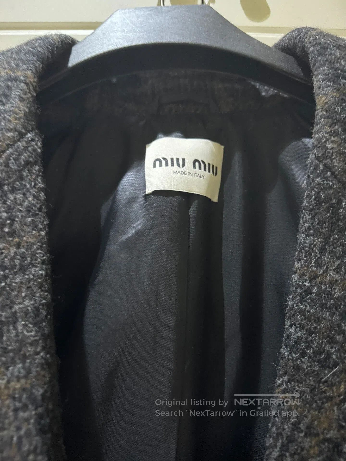 Miu Miu miumi 2022 double-breasted plaid coat. Size US S / EU 44-46 / 1 - 4 Thumbnail