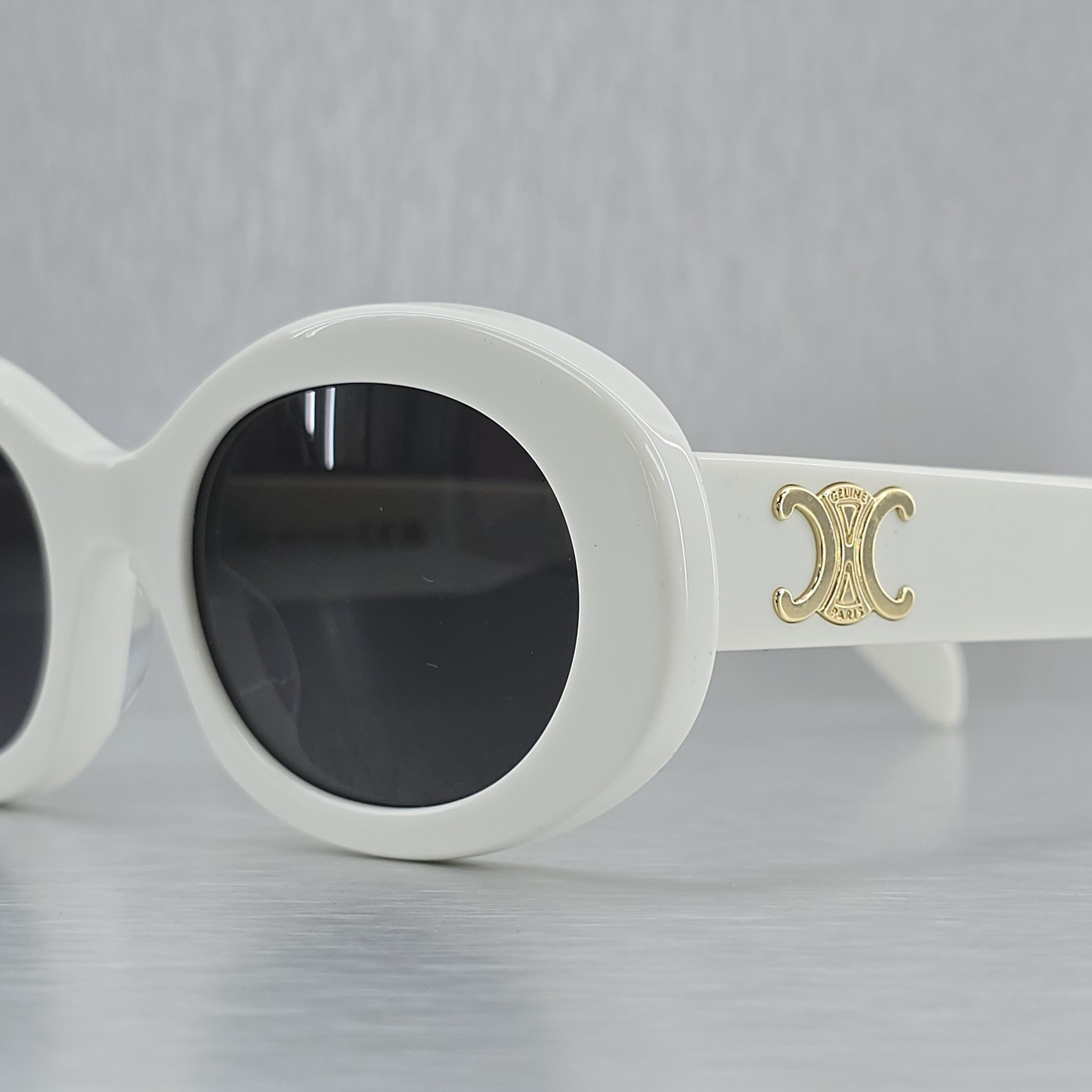 Celine CELINE Oval Sunglasses WHITE Size ONE SIZE - 6 Thumbnail