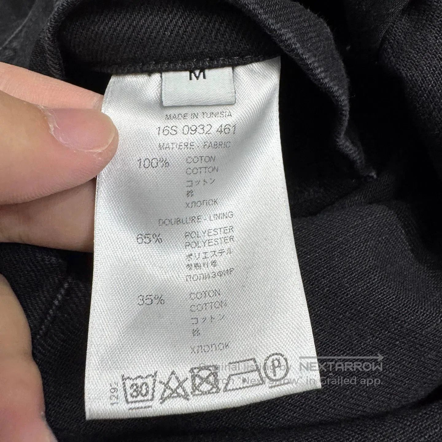 Givenchy Black Distressed Denim Jacket. Size US M / EU 48-50 / 2 - 3 Thumbnail