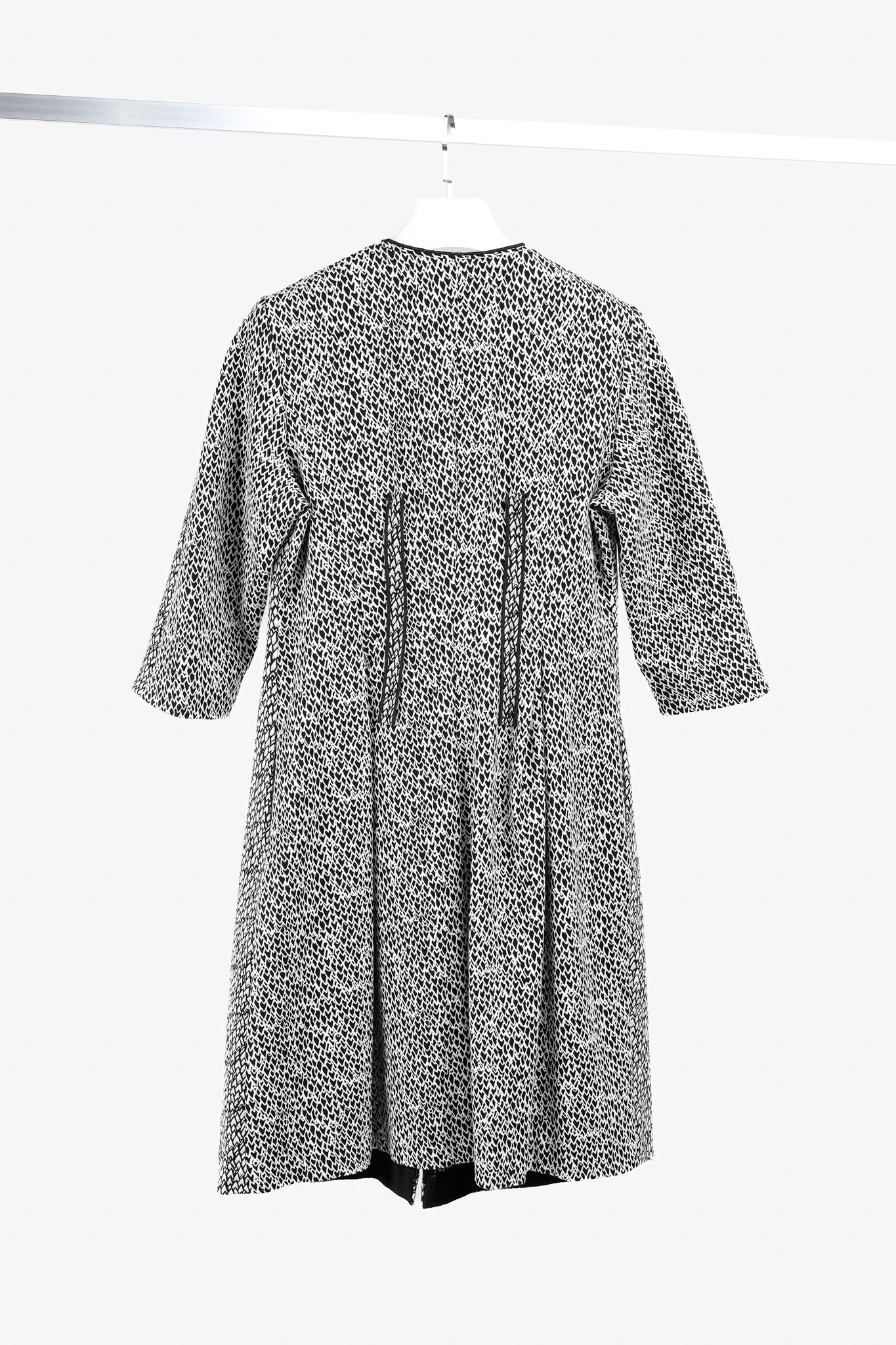 Dorothee Schumacher Alter Ego Jacquard Black & White Dress