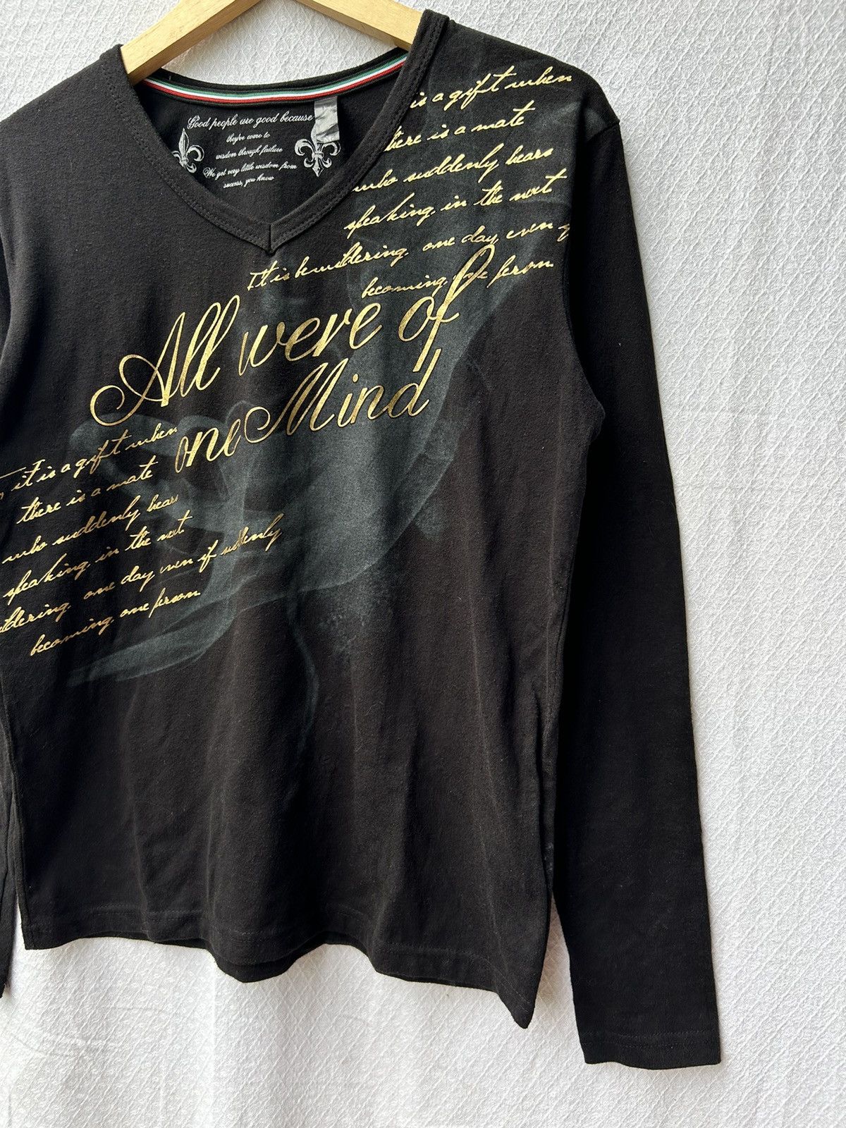 Hysteric Glamour 💸BINDINGOFFER💸Japanesebrand style poem smoke longsleeve Size US M / EU 48-50 / 2 - 4 Thumbnail