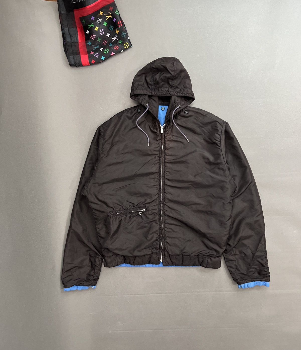 Vintage 1980s Reversible Quilted Ski Jacket Hoodie Liner Size US M / EU 48-50 / 2 - 4 Thumbnail