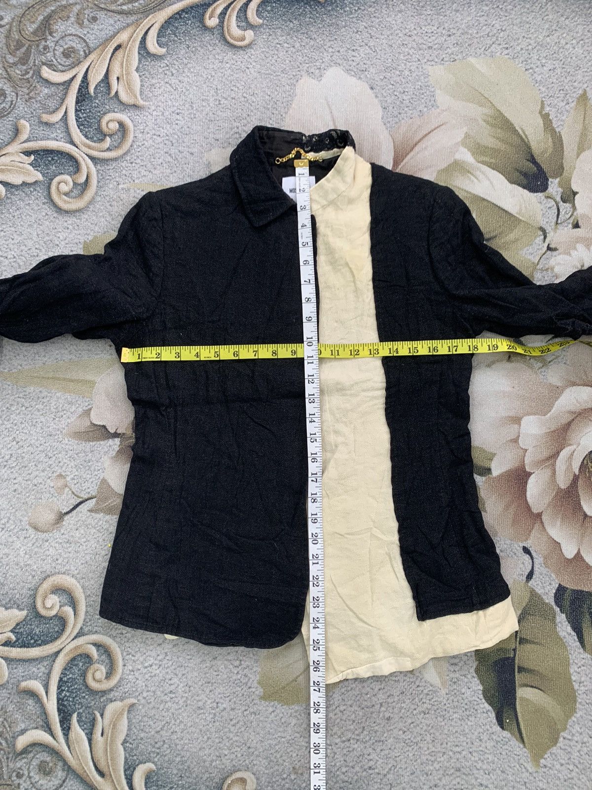 Moschino Rare Distress Constructed Design Moschino Wool Jacket Size L / US 10 / IT 46 - 16 Thumbnail