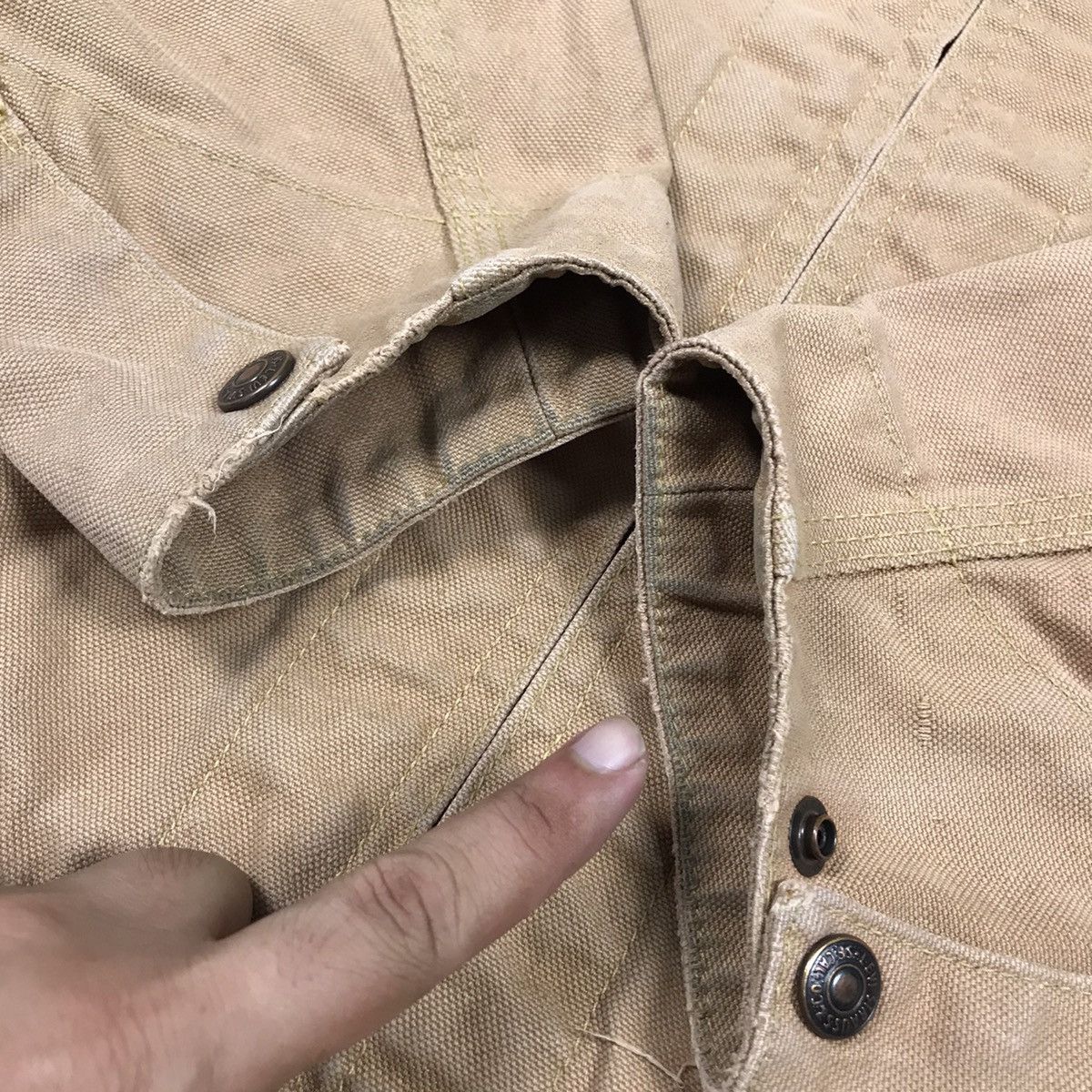 Levi's Vintage Clothing × Vintage Vintage Levi’s workers chore zipper jacket Size US M / EU 48-50 / 2 - 12 Thumbnail